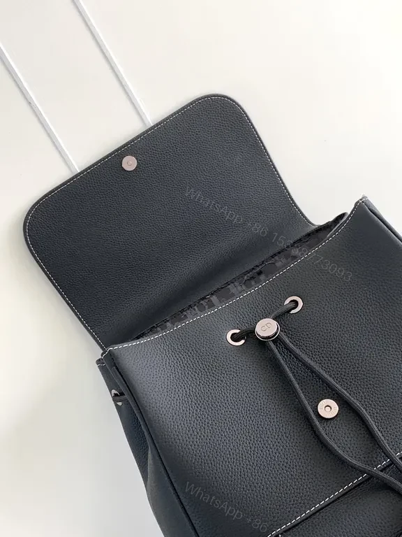 View 7 of Dior Textured Leather Backpack: Structured Luxury Everyday Carry