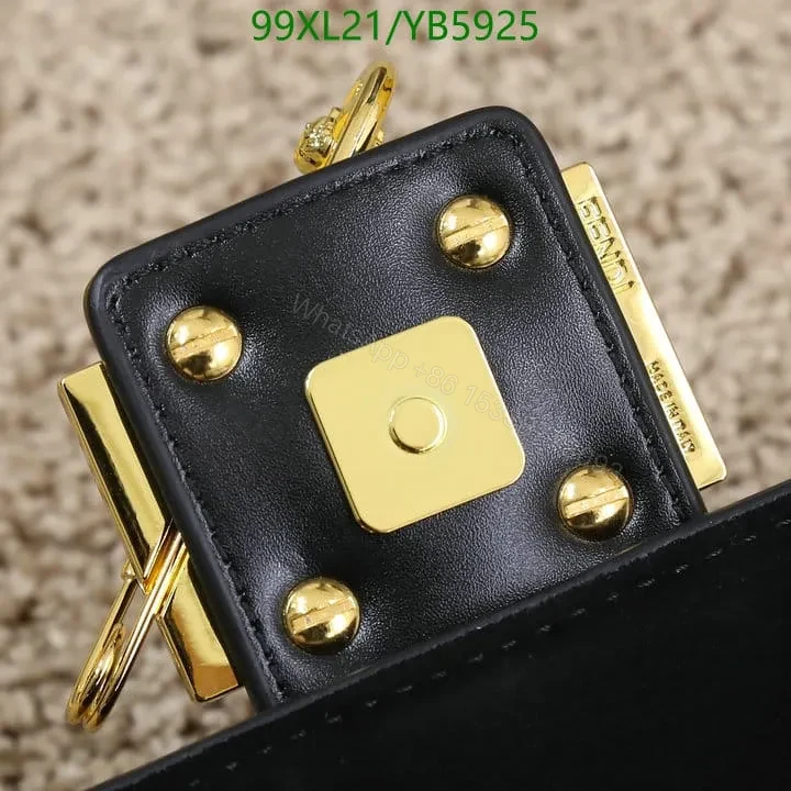 View 18 of Fendi Baguette Brooch White Leather Bag YB5925