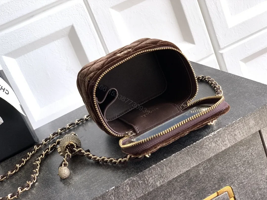 View 5 of Velvet Mini Crossbody: Rich Texture, Modern Utility