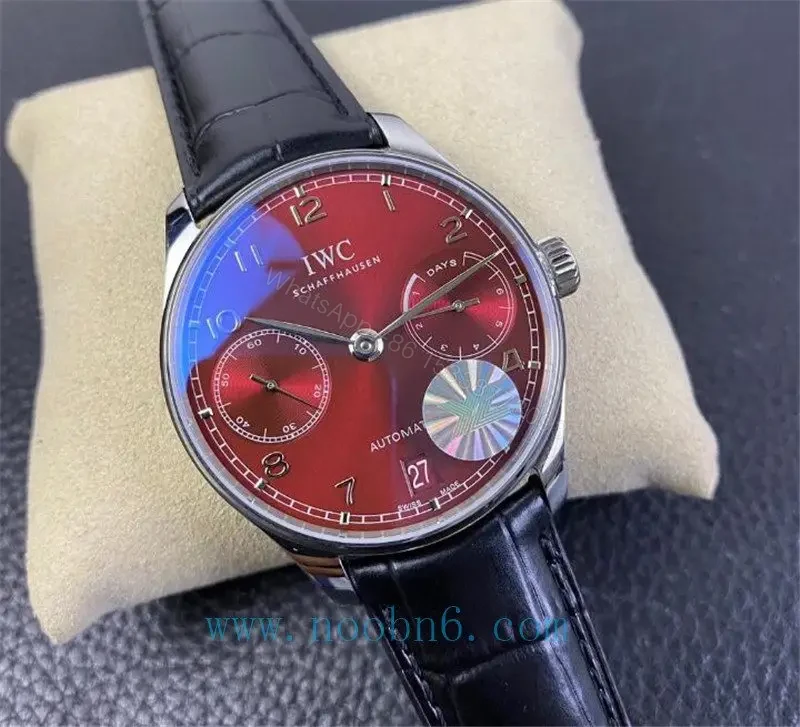 View 3 of Super Replica IWC Portugieser Red Dial Watch
