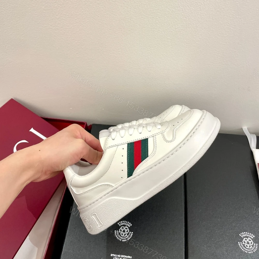 View 2 of Gucci Women Chunky Trainers White Leather