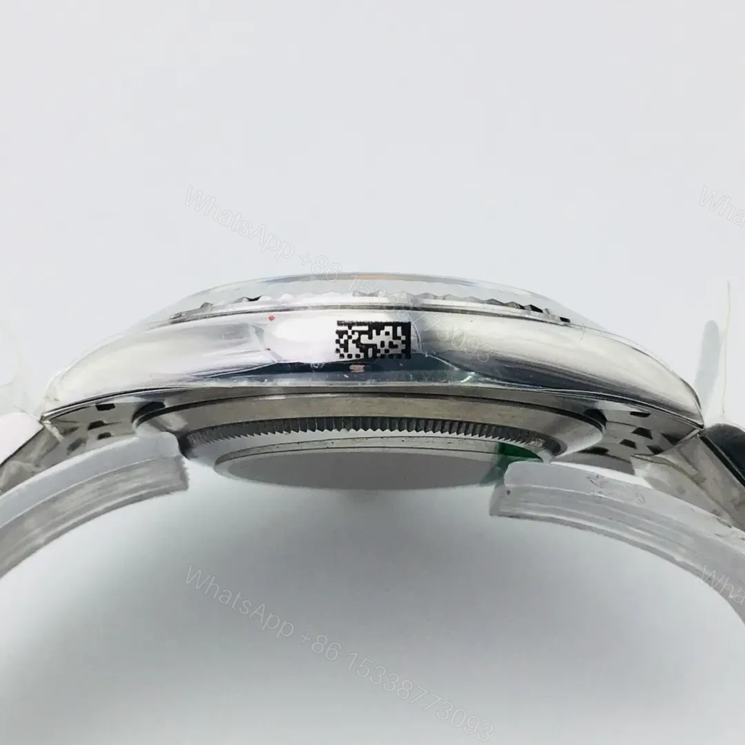 View 5 of Rolex Datejust 41 Stainless Steel Fluted Jubilee Silver Dial 126334-0004