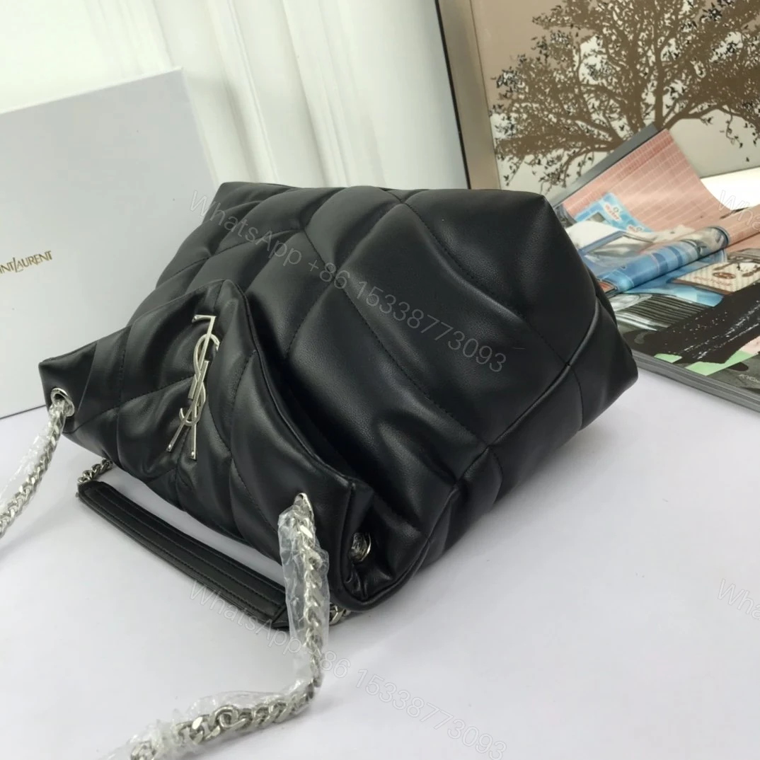View 3 of Saint Laurent Women Small Puffer Shoulder bag