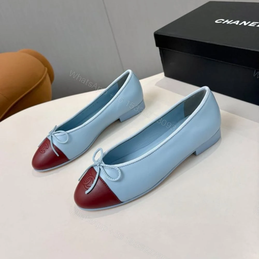 View 5 of Chanel Ballerine Blue Maroon