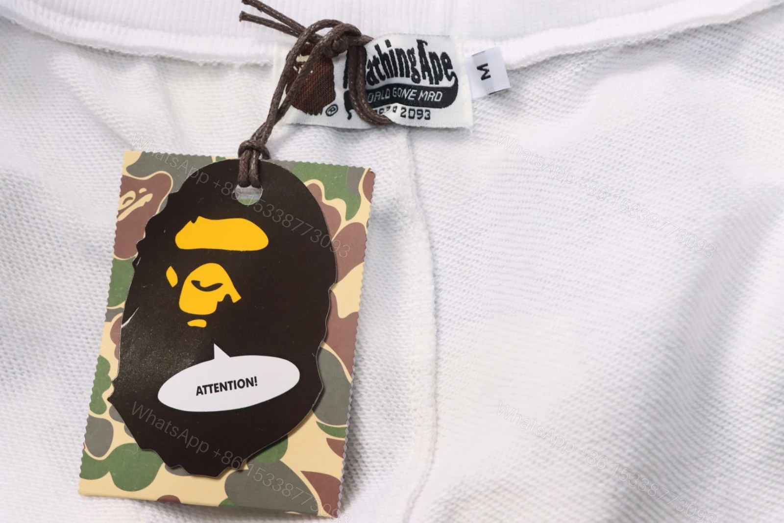 View 2 of BAPE Classic Camouflage Shorts White
