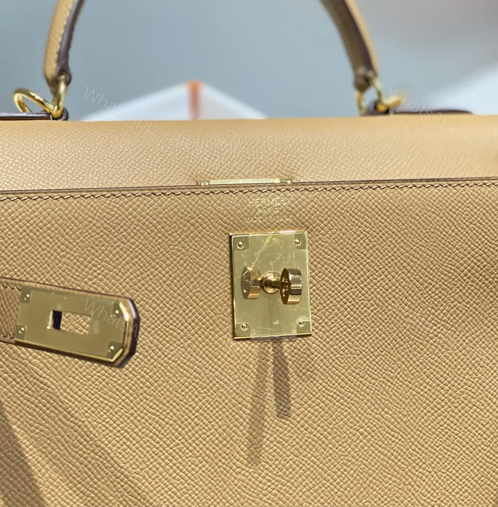 View 7 of HN 28CM IN CHAI EPSOM GOLD HARDWARE