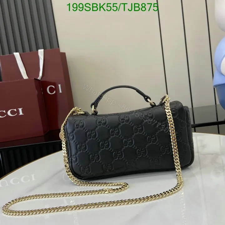 View 71 of Gucci Rosso Ancora Red Leather Mini Top Handle Bag HG258