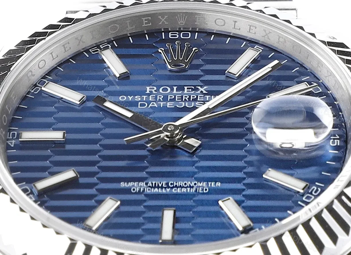 View 5 of JH Factory Clean Factory DDF Blue Classic Datejust 41mm Watch