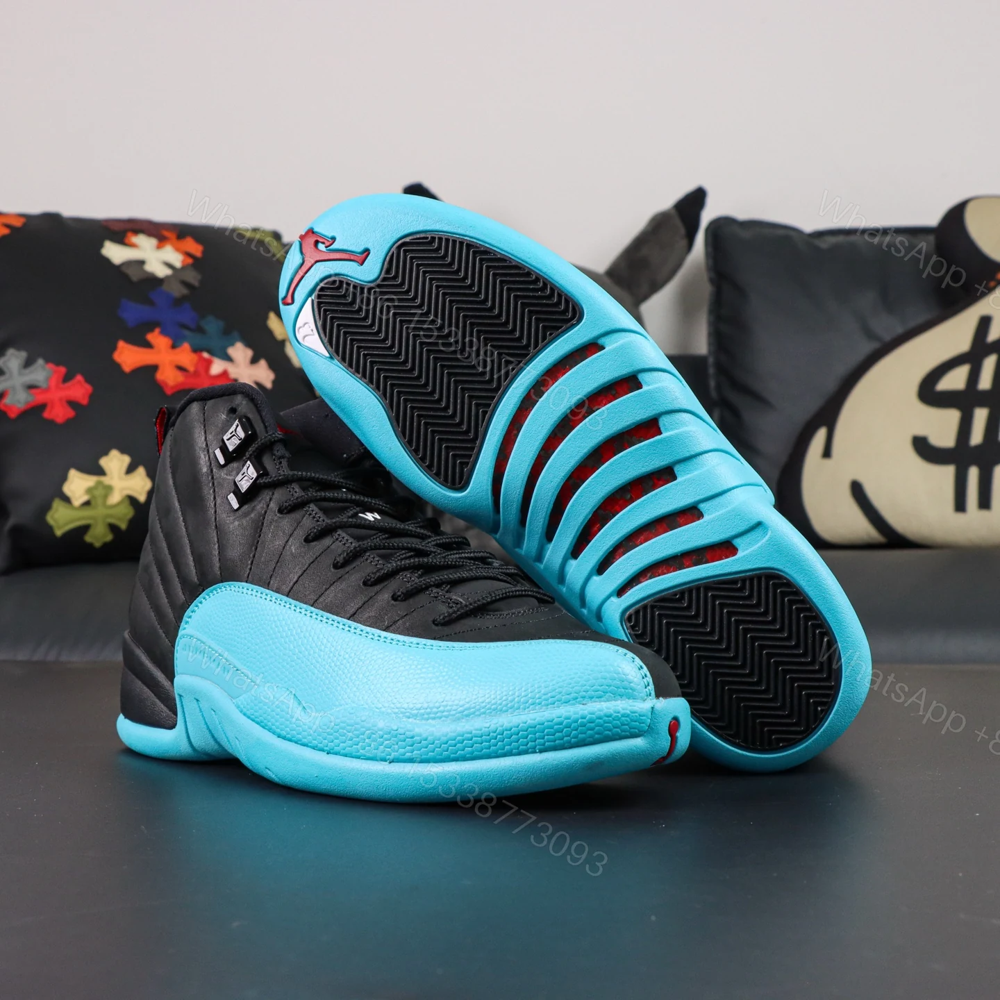 View 3 of Air Jordan 12 “Gamma Blue” Reps