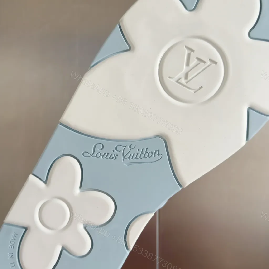 View 6 of Lightweight Luxe Slides: Periwinkle/Vegan Upper, Signature Embellishment