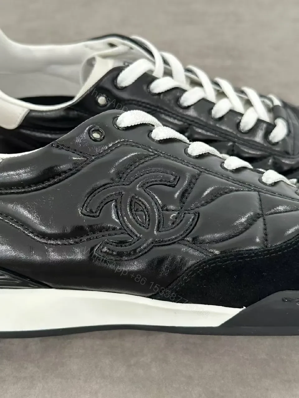 View 3 of Quilted Leather Sneakers: Luxe Yet Everyday Comfort