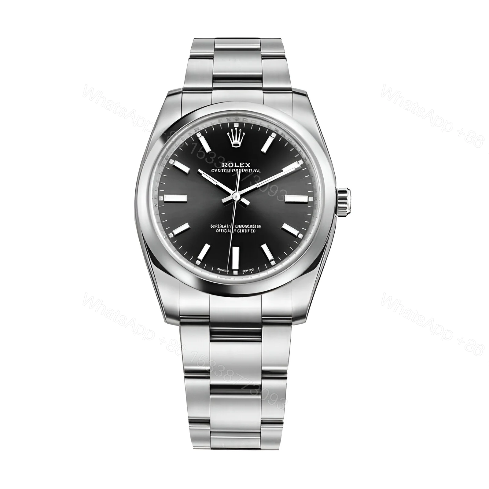 Rolex Oyster Perpetual Automatic Black Dial Ladies 114200 Replica — view 1