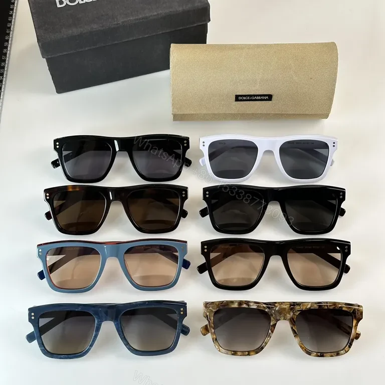 View 7 of Chic Blue Acetate Sunglasses â€” Gradient Lenses, D&G Style