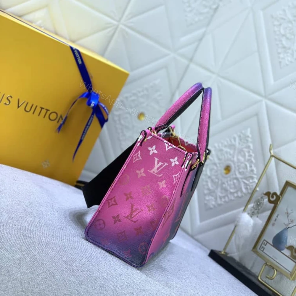 View 4 of Louis Vuitton Onthego Midnight Fuchsia 25Cm