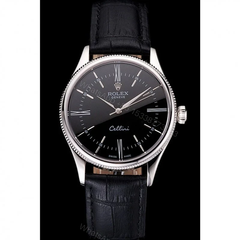 View 2 of Superclone Rolex Cellini Black Dial REP016804
