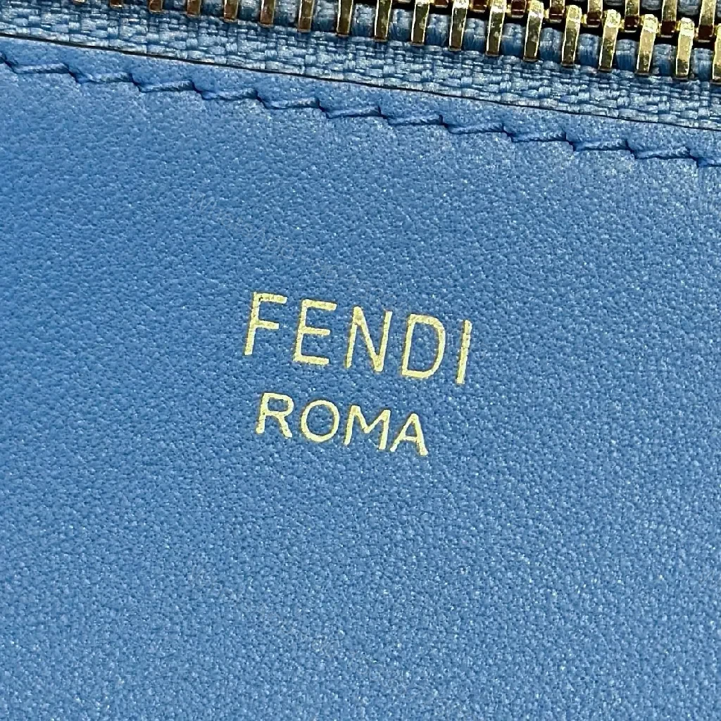 View 5 of Blue Monogram Tote: Structured Everyday Luxury