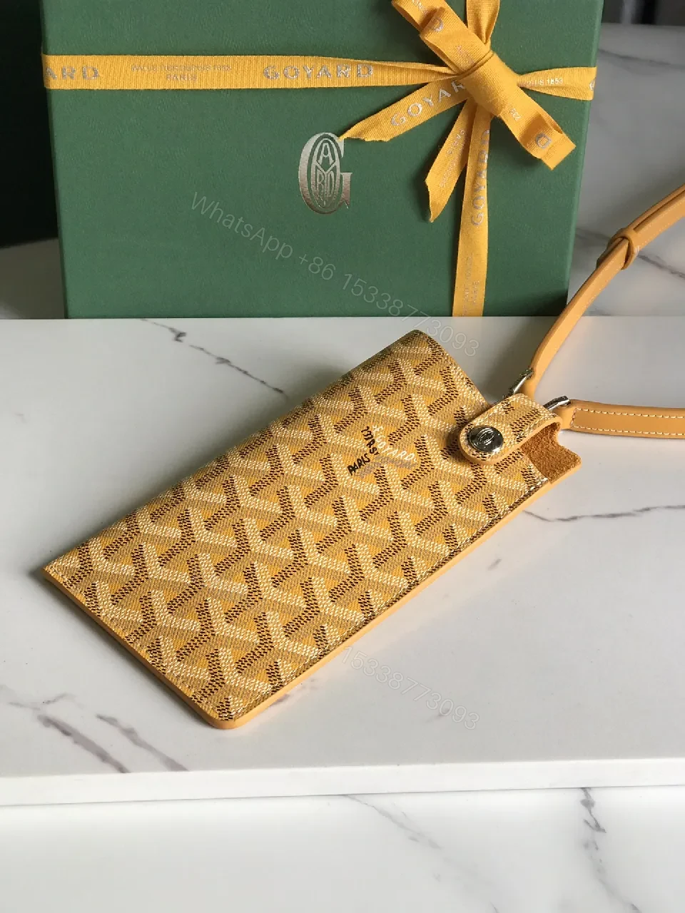 View 7 of Sunlit Yellow Geometric Crossbody Bag: Compact Luxury Flair