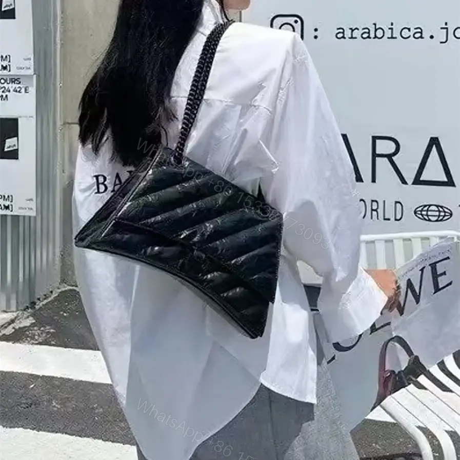 View 14 of 高仿BalenciagaCrush鏈條包小號XS
