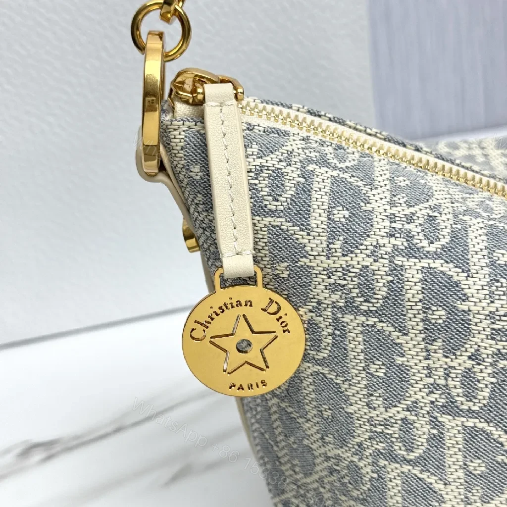 View 2 of Monogram Texture Crossbody with Gold Chain Detail