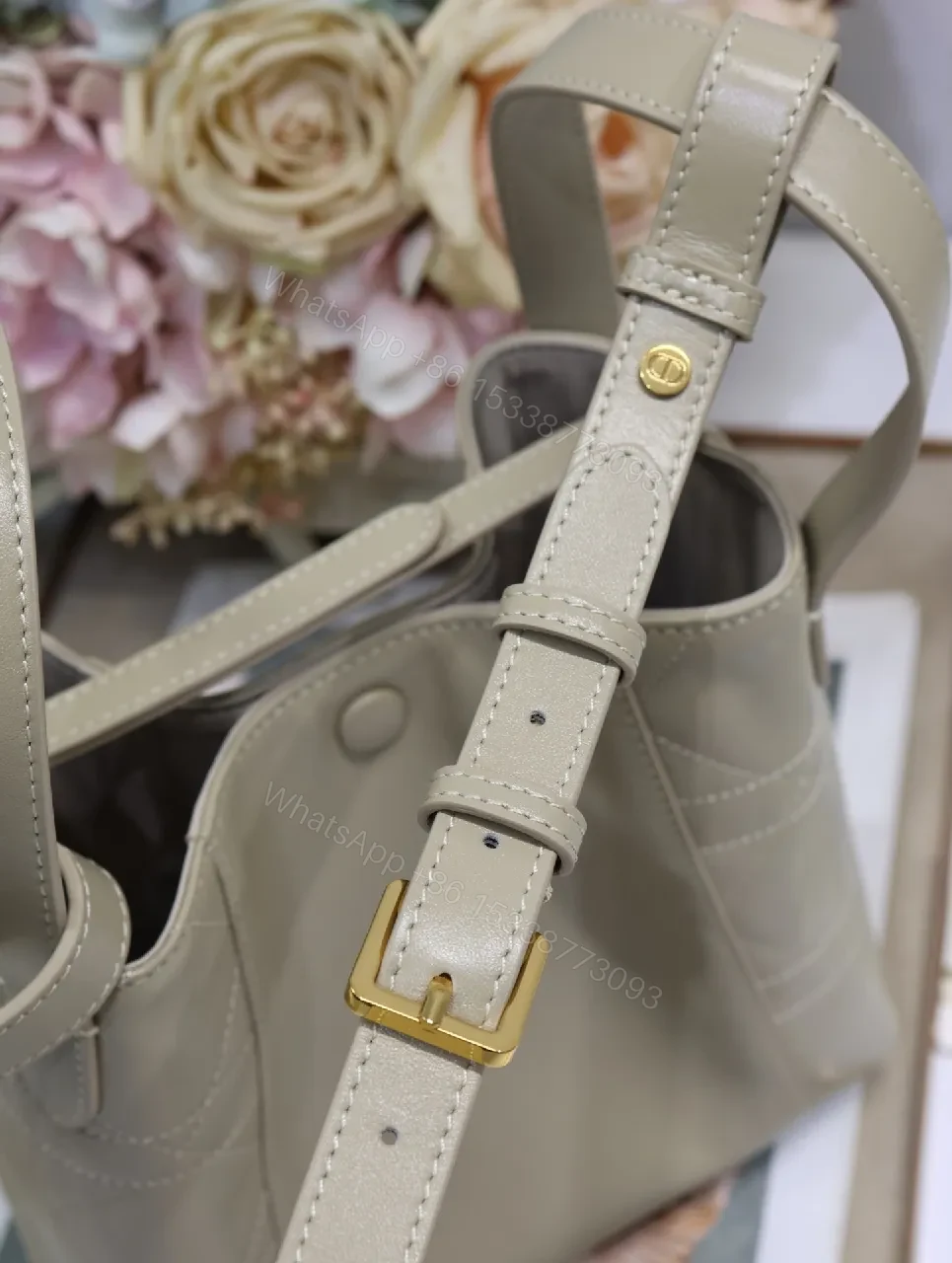 View 7 of Metallic Leather Structured Mini Tote: Everyday Luxe Tote