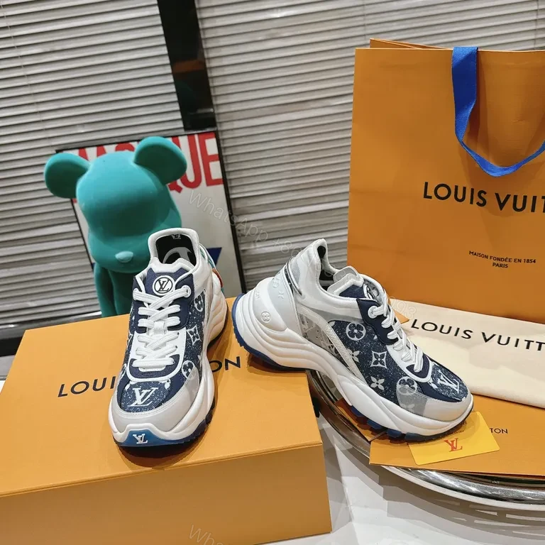 View 6 of Denim Luxe LV-Inspired Sneakers: All-Day Comfort Shoes
