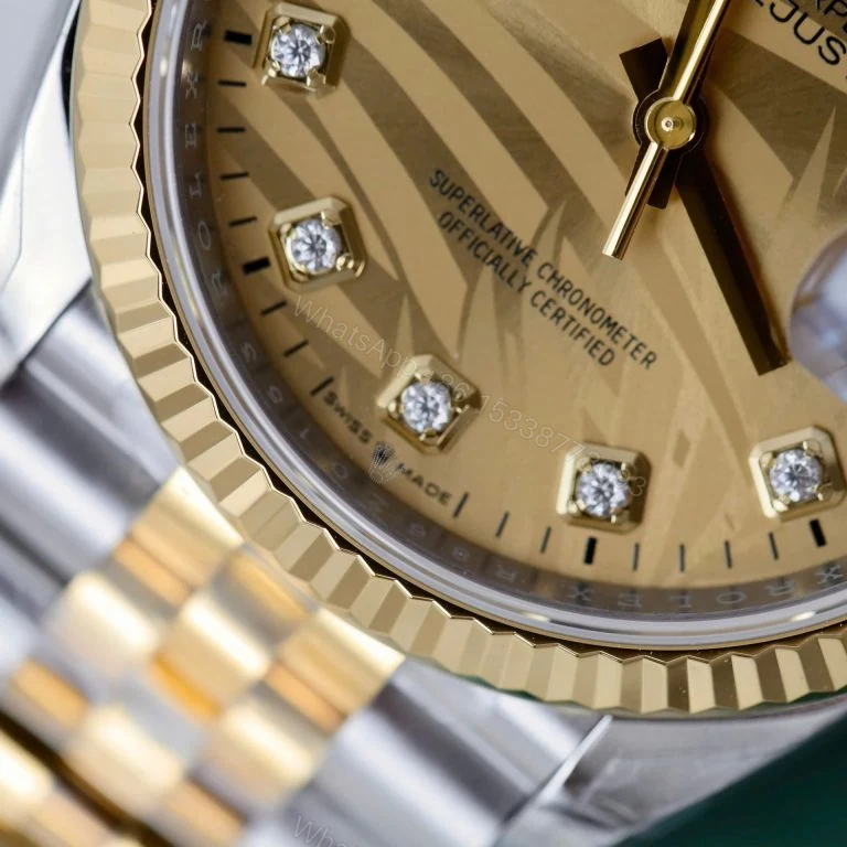 View 5 of Rolex Datejust 126233 36mm Palm Dial Super Clone