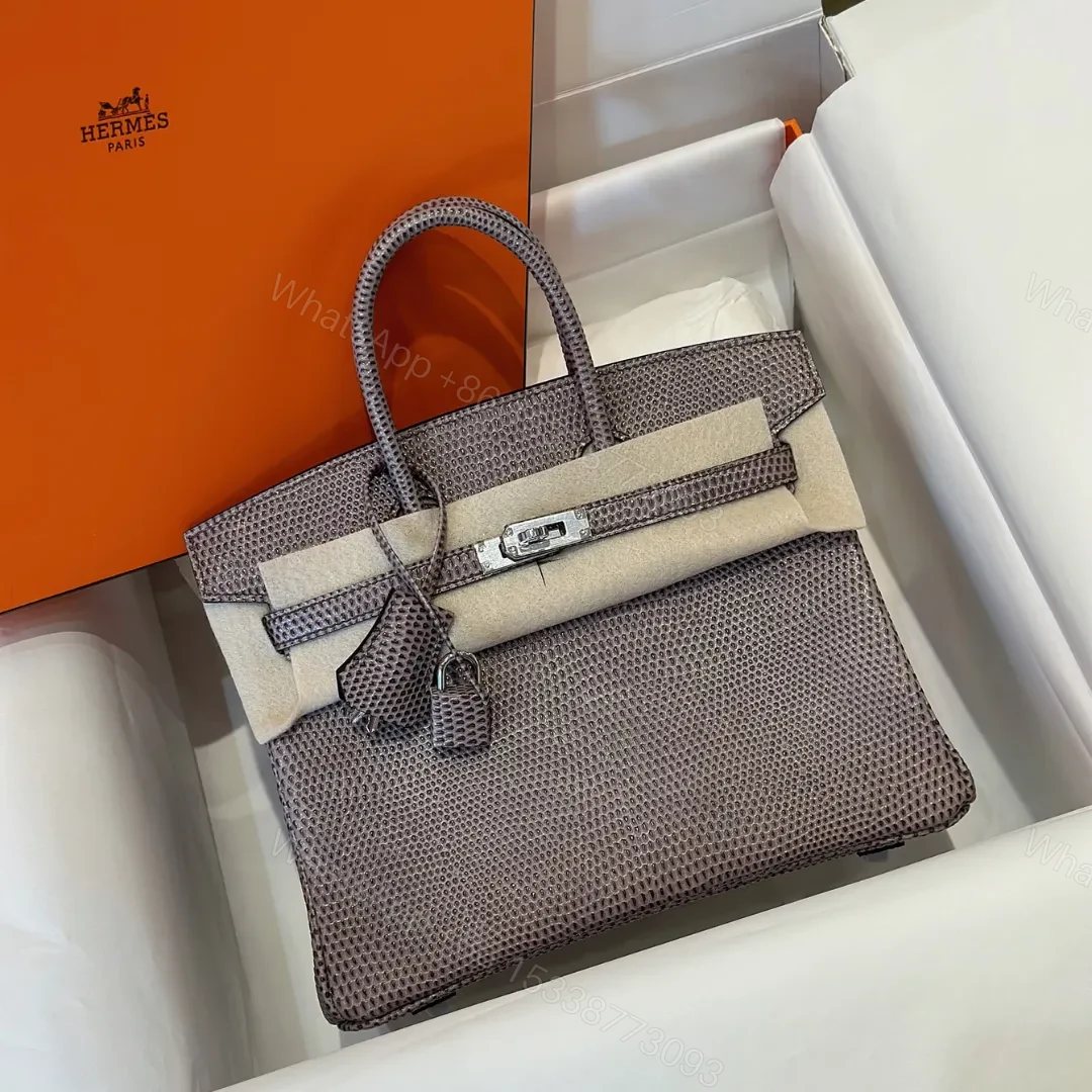 HN 25 Tris Fonce Genuine Lizard Leather Palladium Hardware — view 1