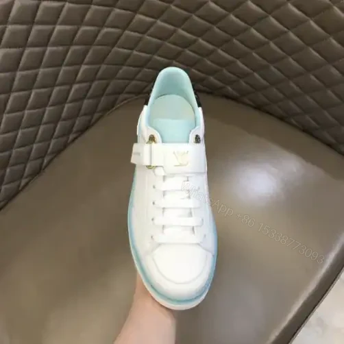 View 6 of LOUIS VUITTON TIME OUT SNEAKER IN WHITE AND BLUE – LSVT365