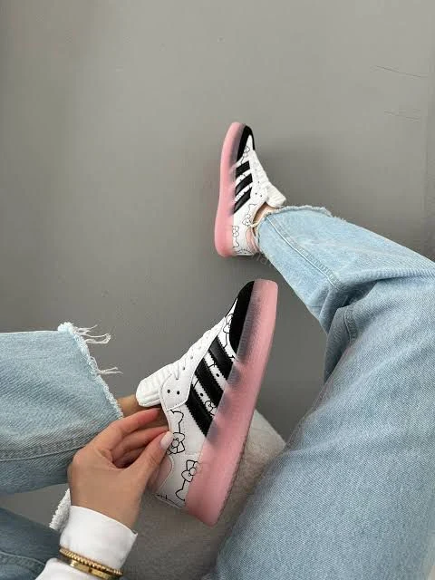 View 2 of FIRST COPY Adidas Samba Hello Kitty Shoes For Men