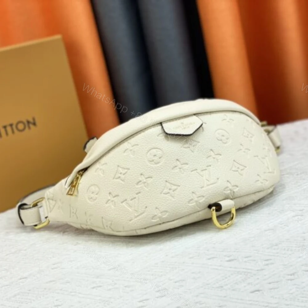 View 8 of Louis Vuitton Monogram Empreinte Bumbag Creme 37Cm M44836