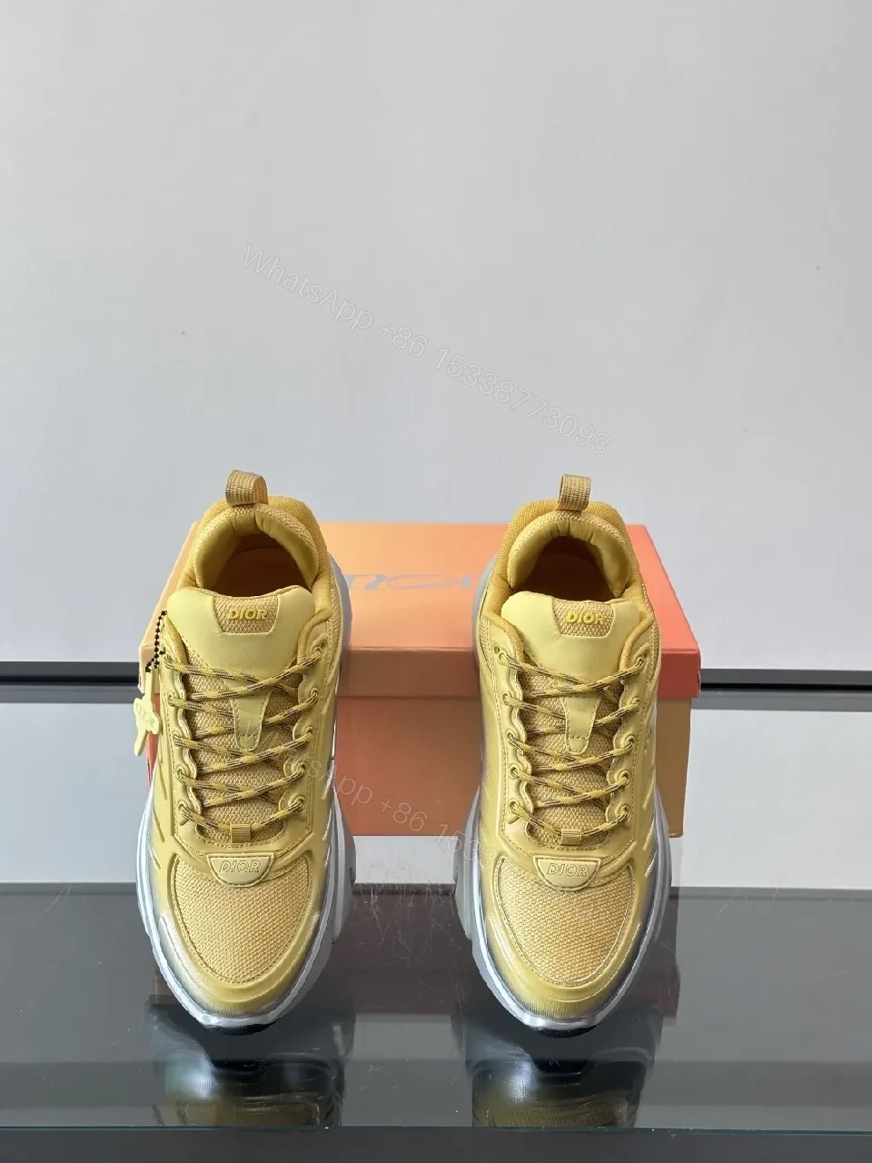 View 9 of Honey Knit Luxe Runner: Metallic Sole Sneaker