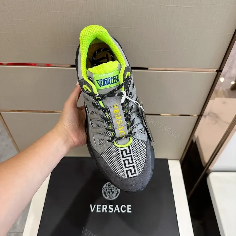 View 2 of Rugged-Chic Neon-Lime High-Tops: Luxury City Sneakers