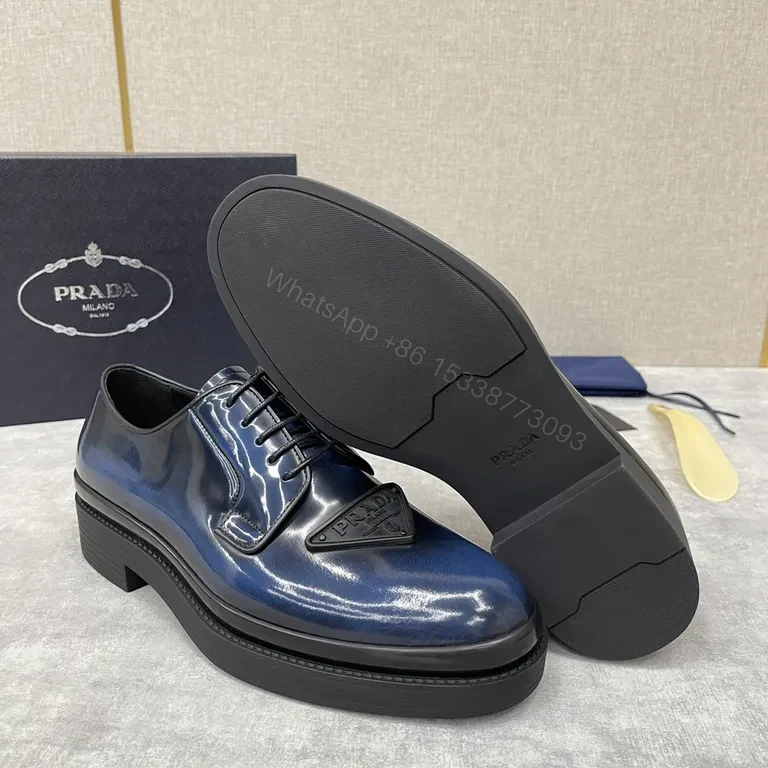 View 3 of Navy Patent Derby â€” Classic Style, All-Day Comfort Derby