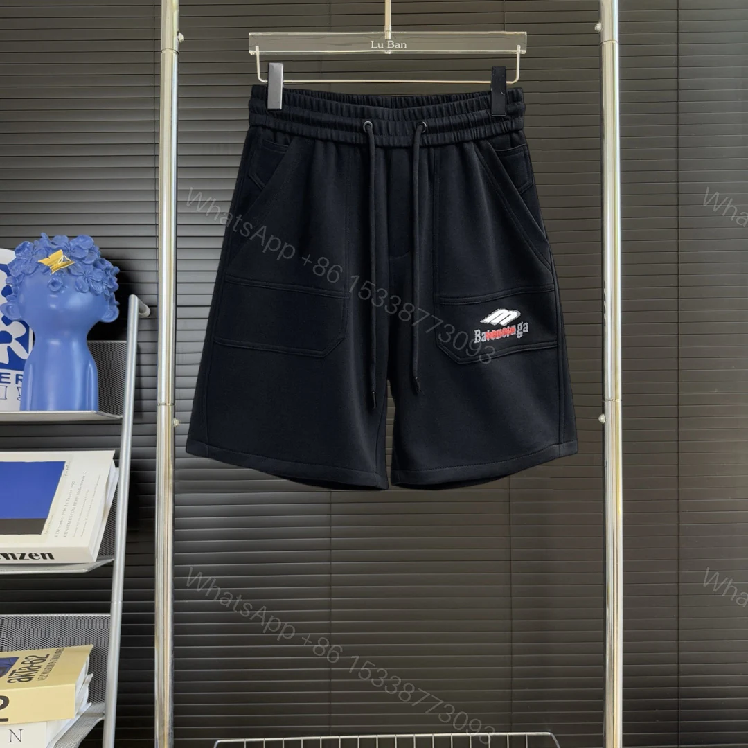 Balenciaga 一比一短褲 男款機能口袋寬鬆休閒五分褲 — view 1