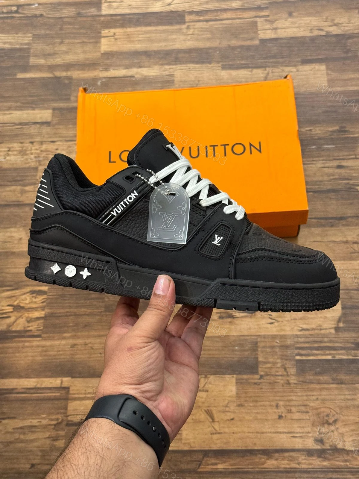 View 3 of FIRST COPY Louis Vuitton Trainer Sneakers For Men