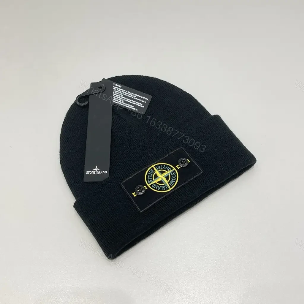View 12 of Premium Knit Beanie: Luxury Stone Island-Inspired Streetwear