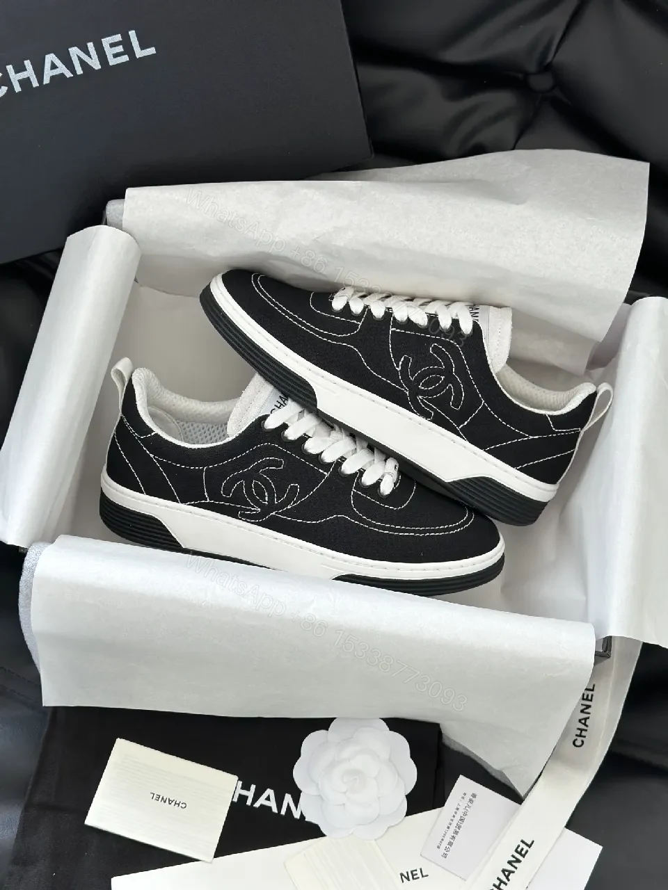 View 8 of Textured Leather Sneakers – Contemporary Chic, All-Day Comfort