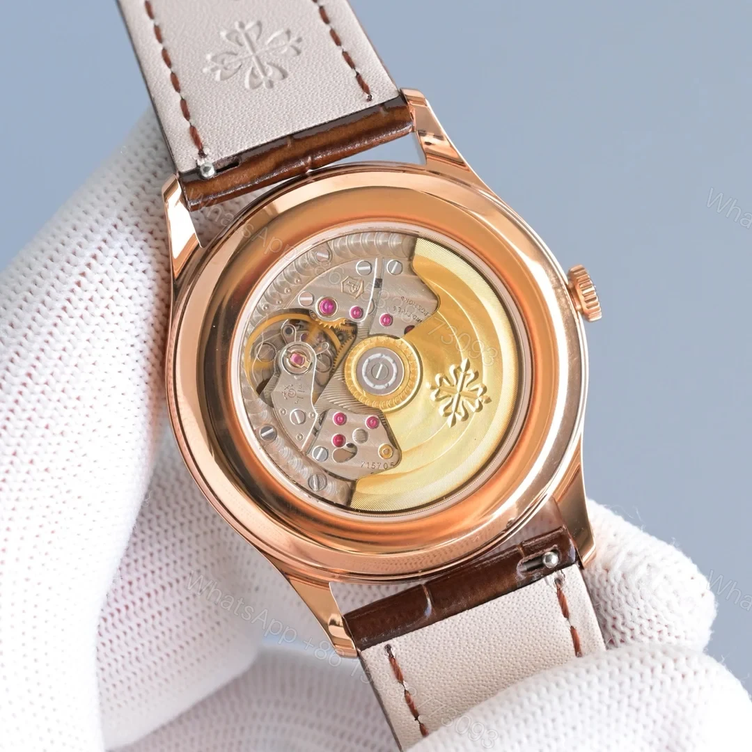 View 8 of Patek Philippe Calatrava Style Manual Winding Dress Watch Leather Strap Classic Edition PP-CALATRAVA-CLASSIC-MANUAL-WINDING-LEATHER-42H