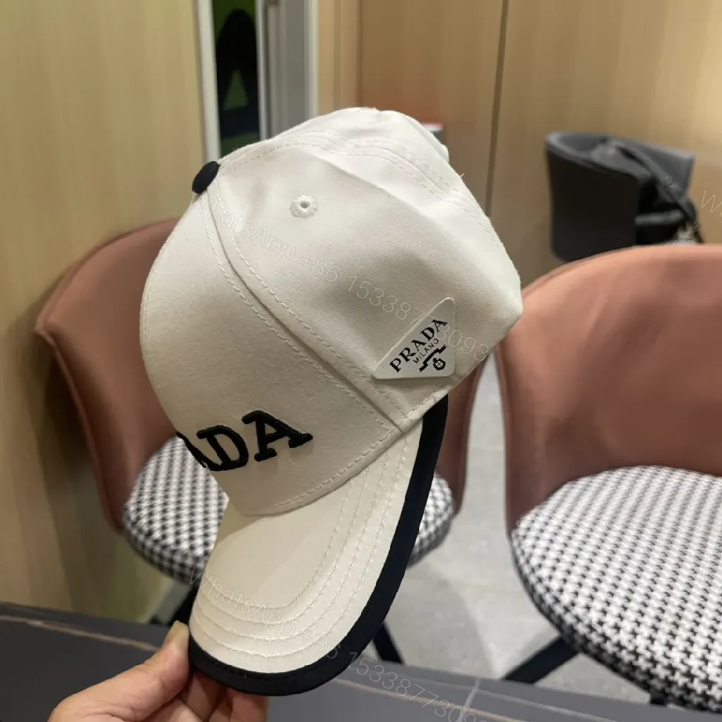 View 3 of White Cap – Premium Embroidered Logo, Structured, Adjustable, Breathable