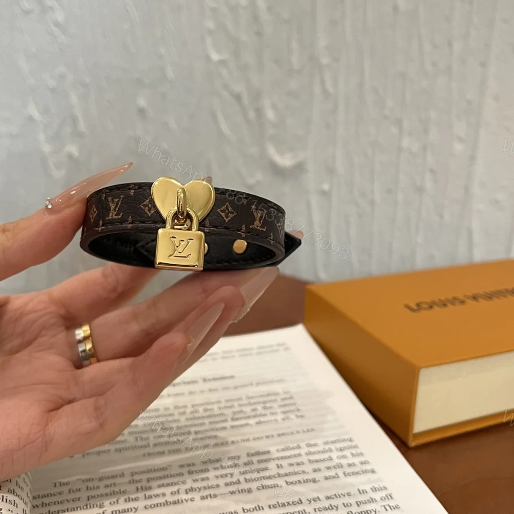 View 4 of Louis Vuitton Lock Me In Love Bracelet Monogram Brown M4264Z