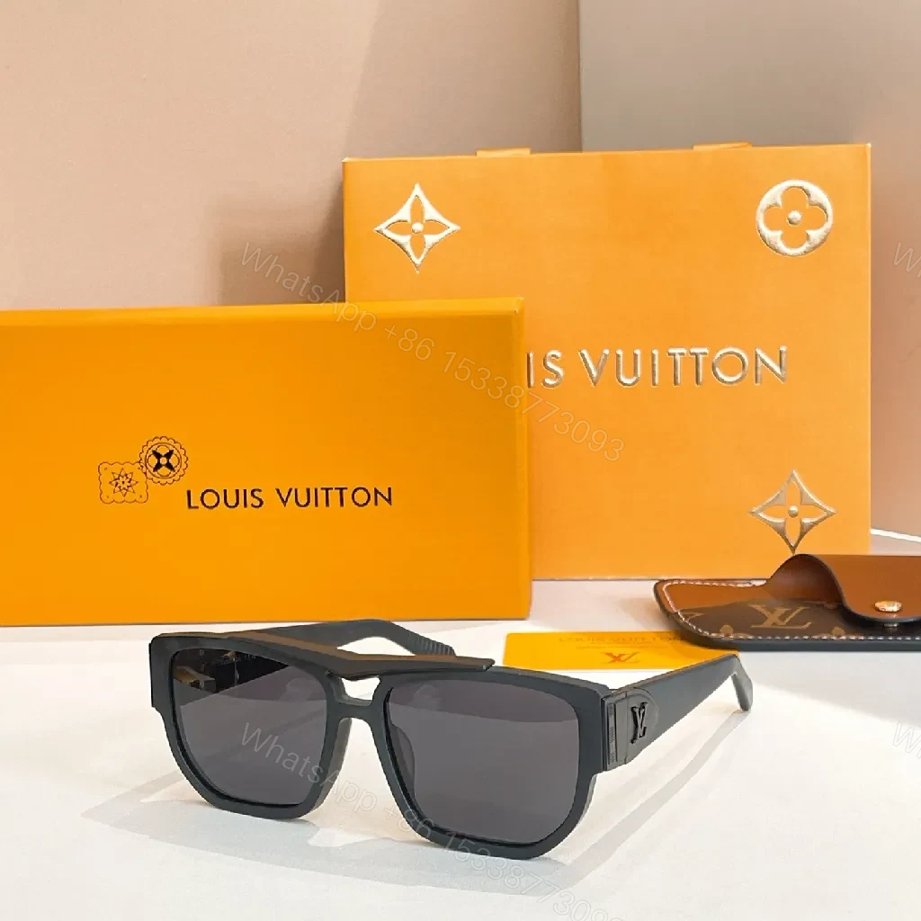 View 4 of Bold Luxe Sunglasses: Signature LV-Inspired, 100% UV Protection