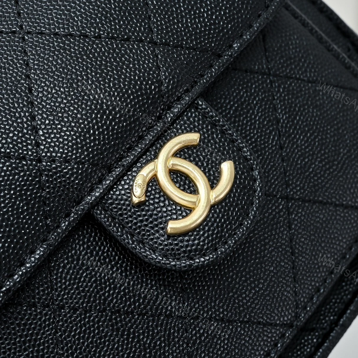 View 7 of Chanel 25 Medium Size Backpack Grain Effect And Gold Metal Black 23Cm As5600 B20304 94305