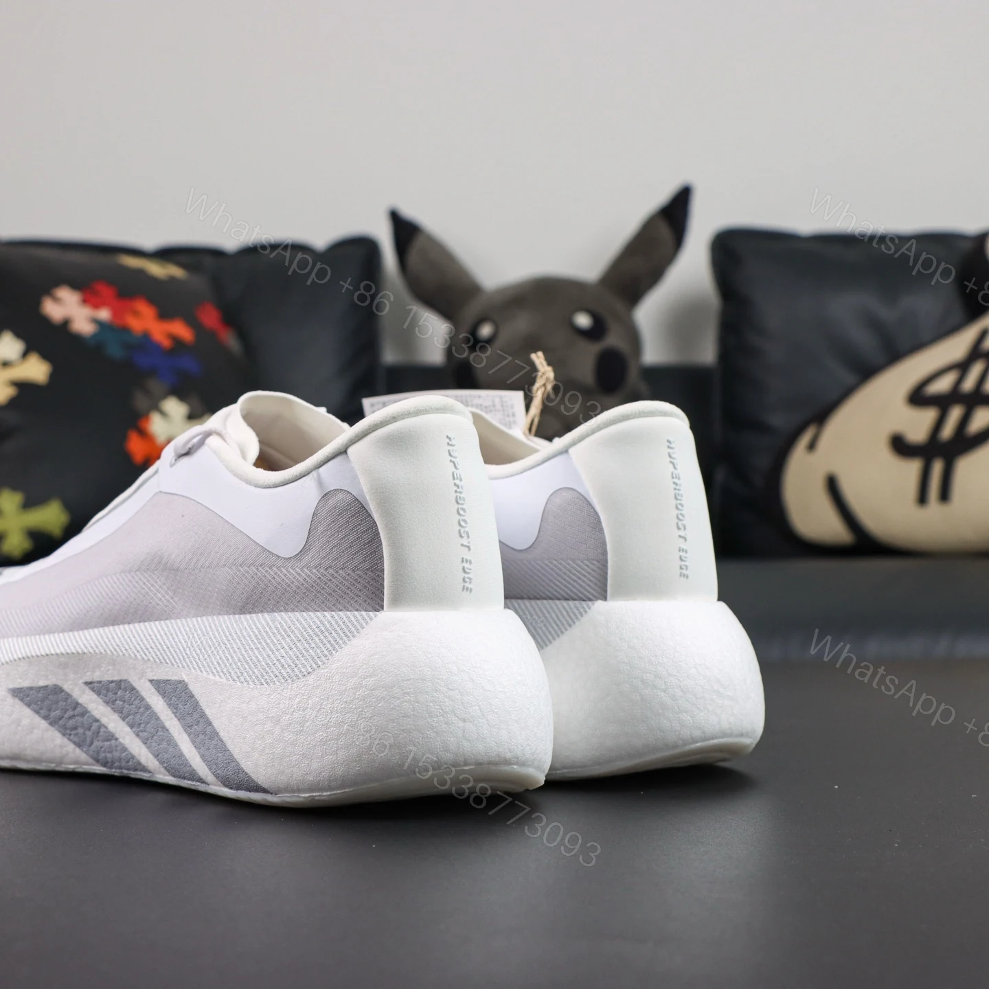 View 6 of adidas Hyperboost Edge White Grey
