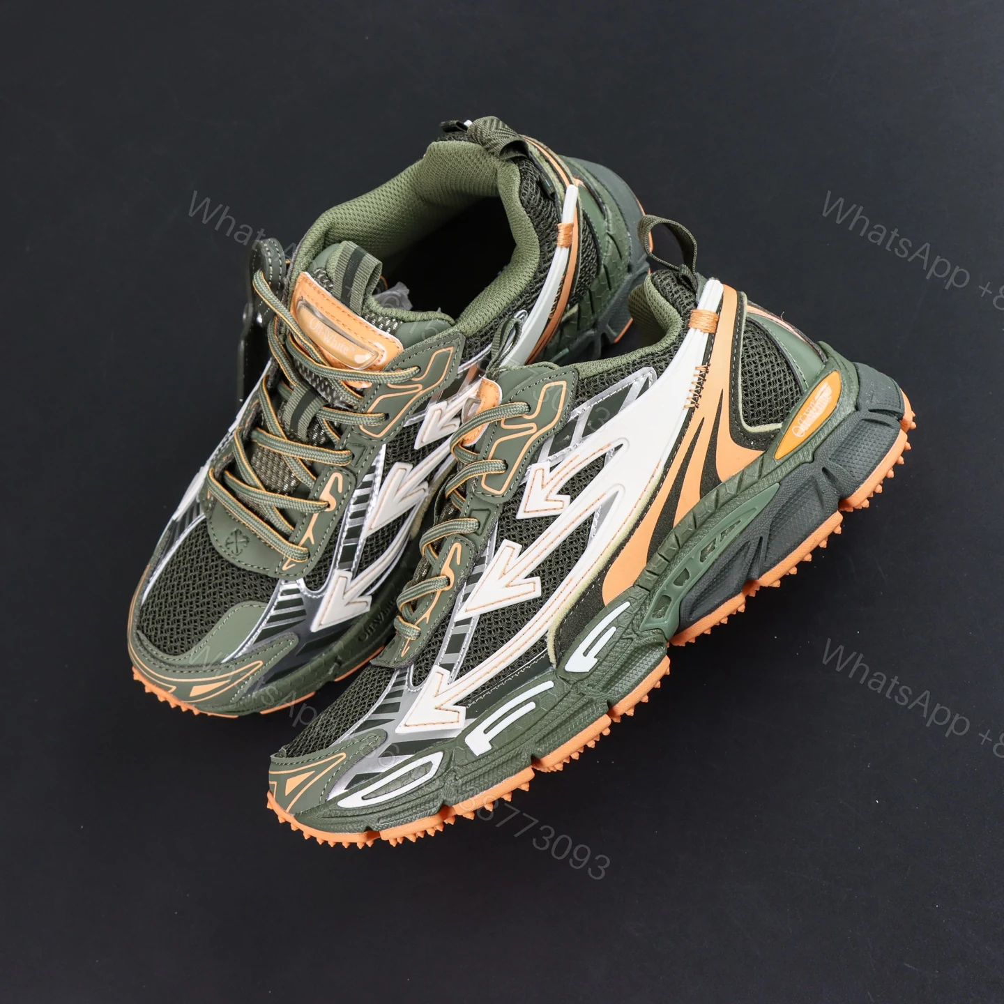 View 8 of Off White Be Right Back Green White
