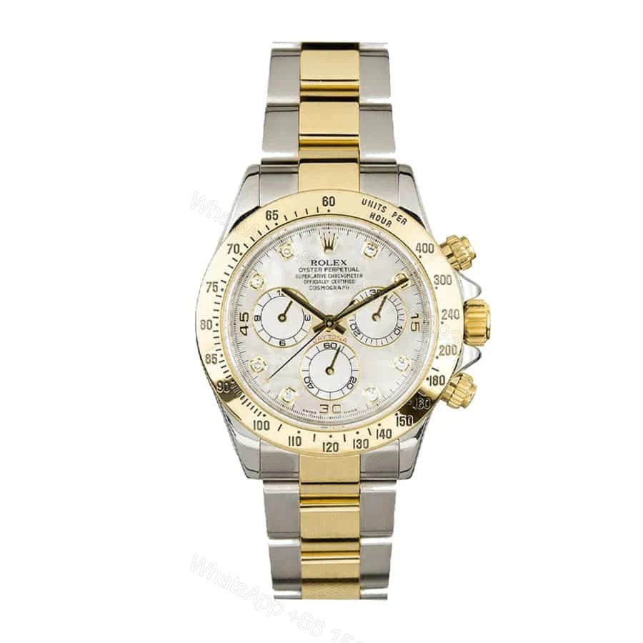 Rolex Daytona 16523 Super Clone: Cosmograph Two-Tone Champagne Dial — view 1