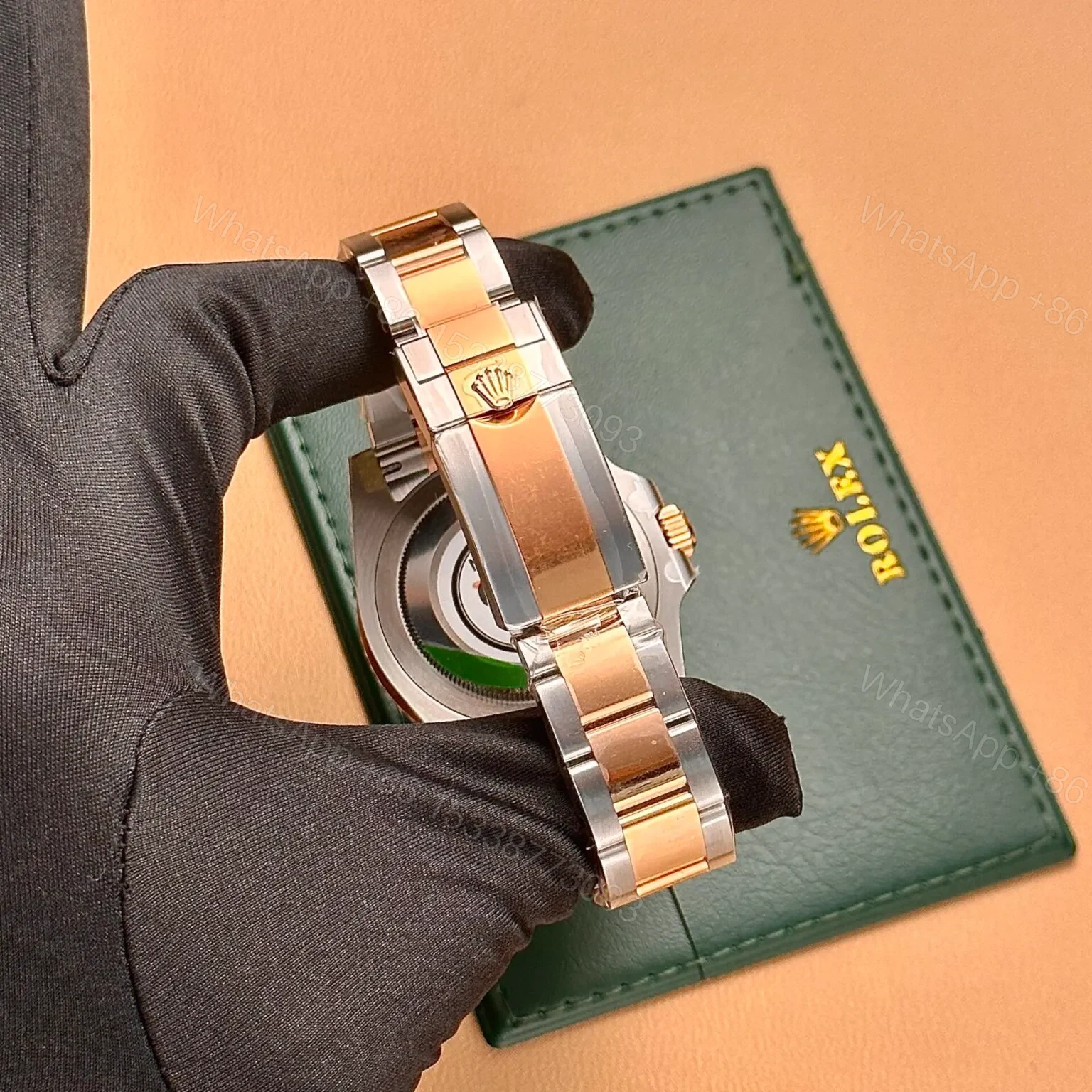 View 8 of Replica Rolex GMT-Master Black Dial 126711CHNR Root Beer