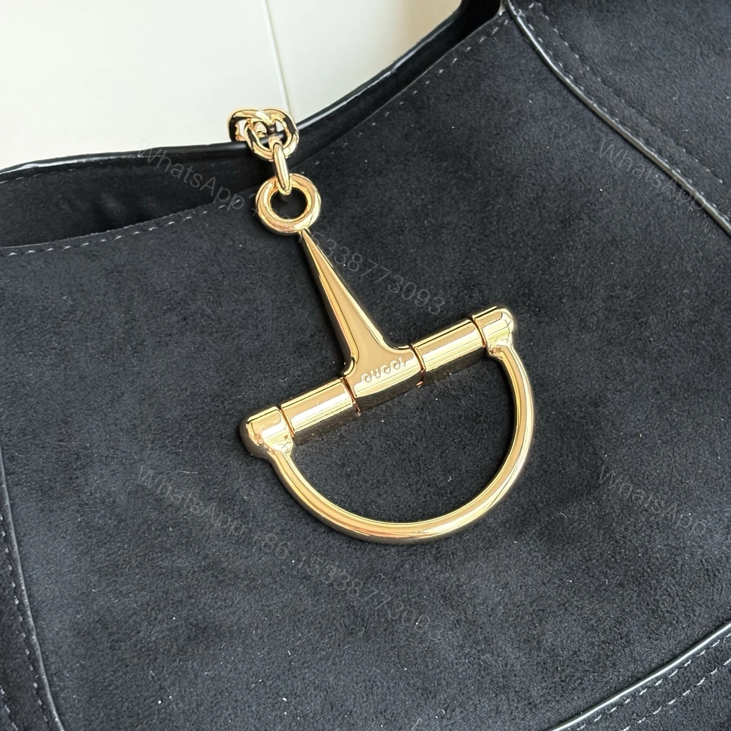 View 5 of Gucci Softbit Medium Top Handle Bag Black 27Cm