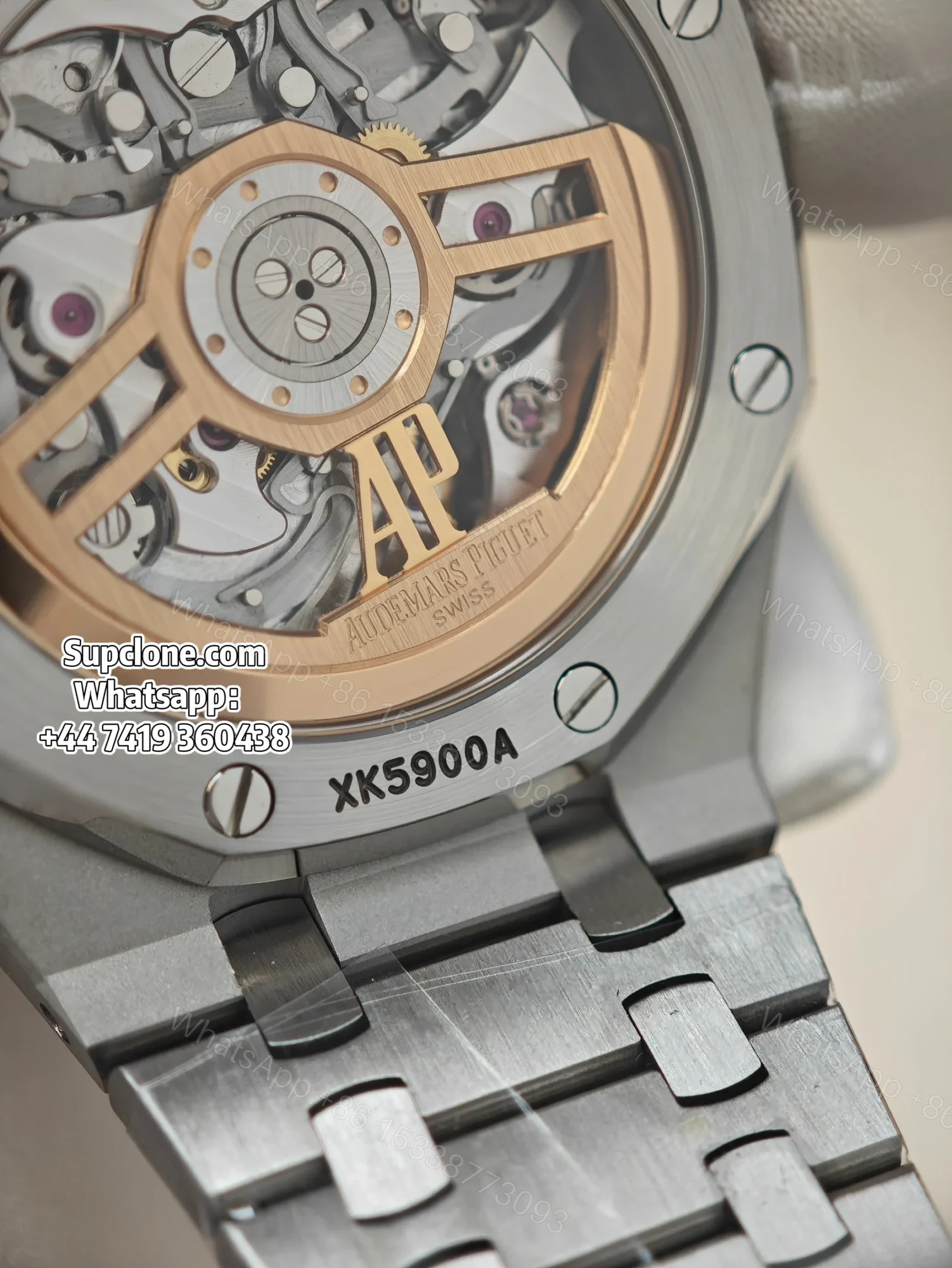 View 14 of Audemars Piguet Super Clone Royal Oak White Dial 26240 Chronograph 41mm