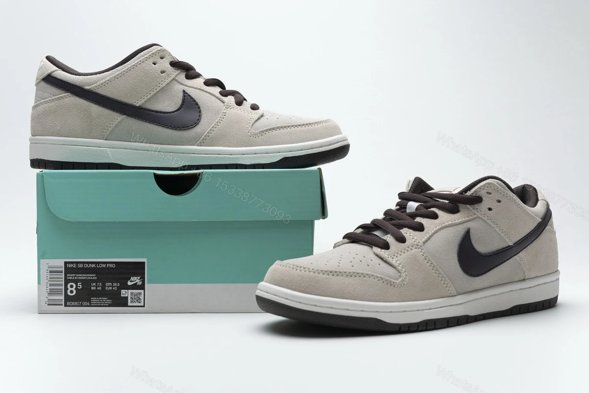 Nike SB Dunk Low Pro Desert Sand Mahogany BQ6817-004 — view 2