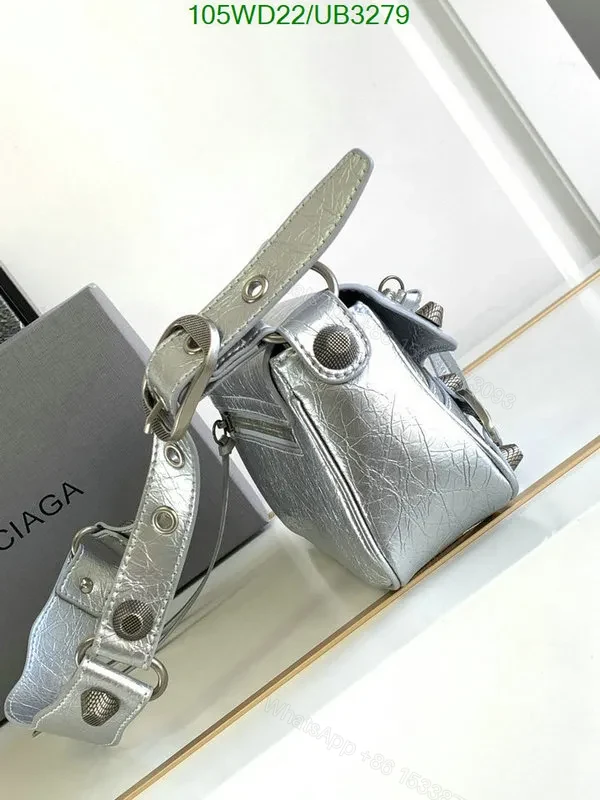 View 14 of Le Cagole XS Sling Bag White Dupe Balenciaga 2P1J37